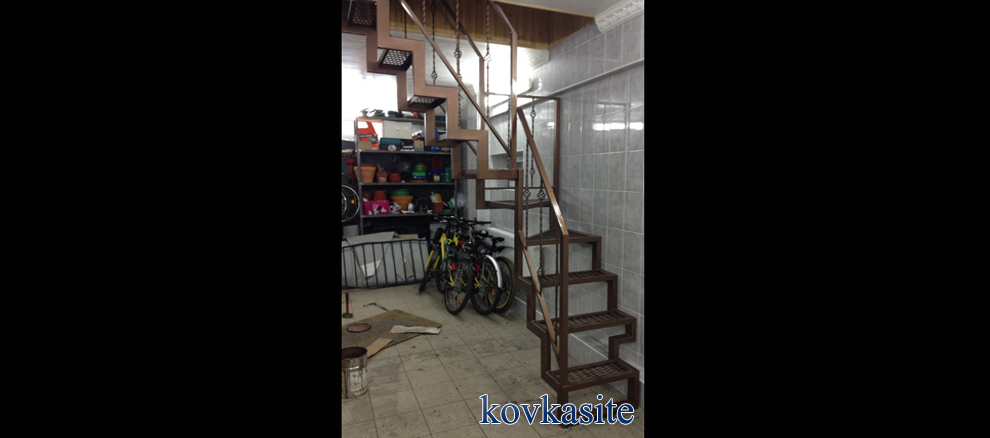 кованые металлические лестницы в москве №16